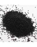 Color Sólido. Grado A. BLACK. 3 milímetros. 1 mm perforación. 40 gramos. 1300 uds. aprox