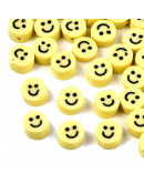 Smile. Color amarillo. 5x3 milímetros. 1,5 mm de perforación. 10 unidades.