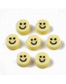 Smile. Color amarillo. 5x3 milímetros. 1,5 mm de perforación. 10 unidades.