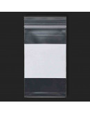 Bolsa Zip. 2x3 pulgadas. Con bloque blanco para etiquetar. 100 unidades Bolsa Zip. 2x3 pulgadas. Con bloque blanco para etiquetar. 100 unidades