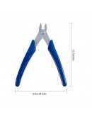 Pinza corte vertical. Corte fino. Acero inoxidable. 127 milímetros. 1 unidad. Pinza corte vertical. Corte fino. Acero inoxidable. 127 milímetros. 1 unidad.