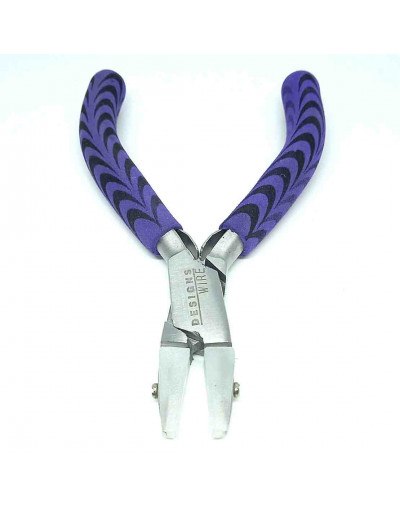 Pinza plana nylon (pico). Designs Wire. Acero inoxidable. 130 mm largo. 20 mm punta. Inc repuesto.