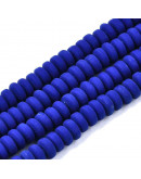 Discos. Color azul. 6 mm diámetro. 3 mm grosor. 1,5 mm perforación. 113~116 uds hilo.