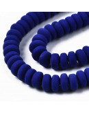 Discos. Color azul. 6 mm diámetro. 3 mm grosor. 1,5 mm perforación. 113~116 uds hilo.