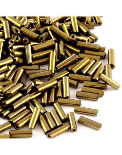 Tubo. Color sólido. COOPER. 6x2 milímetros. 1 mm perforación. 40 gramos. 800 uds. aproximado.