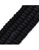 Discos. Color negro. 6 mm diámetro. 3 mm grosor. 1,5 mm perforación. 113~116 uds hilo.