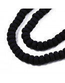 Discos. Color negro. 6 mm diámetro. 3 mm grosor. 1,5 mm perforación. 113~116 uds hilo.