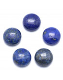 Lapislazuli. Moneda. 10x4 milímetros. Sin perforación. 1 unidad. Lapislazuli. Moneda. 10x4 milímetros. Sin perforación. 1 unidad.