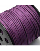 Gamuza. PURPLE. 2,7 milímetros ancho. 1,4 milímetros grosor. 5 metros.