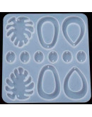 Moldes de silicona. Para resina. 4 formas diferentes. 120x130 milímetros. 1 unidad. Moldes de silicona. Para resina. 4 formas diferentes. 120x130 milímetros. 1 unidad.