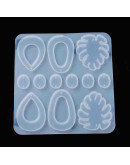 Moldes de silicona. Para resina. 4 formas diferentes. 120x130 milímetros. 1 unidad. Moldes de silicona. Para resina. 4 formas diferentes. 120x130 milímetros. 1 unidad.