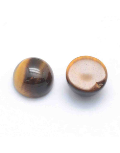 Ojo de Tigre. Moneda. 10x4 milímetros. Sin perforación. 1 unidad.