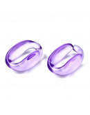 Eslabones de cadena. Ovalado (6). Color Orchid Cristal. 15,5X11X6 mm. 50 unidades (aprox.)