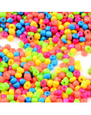 Color sólido paint. MIXTO (3). 4 milímetros.1,2 mm perforación. 40 gramos. 400 uds. aproximado.