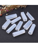 Moldes de silicona. Para resina. Set de 10 formas geométricas. 50 milímetros largo. 1 set. Moldes de silicona. Para resina. Set de 10 formas geométricas. 50 milímetros largo. 1 set.