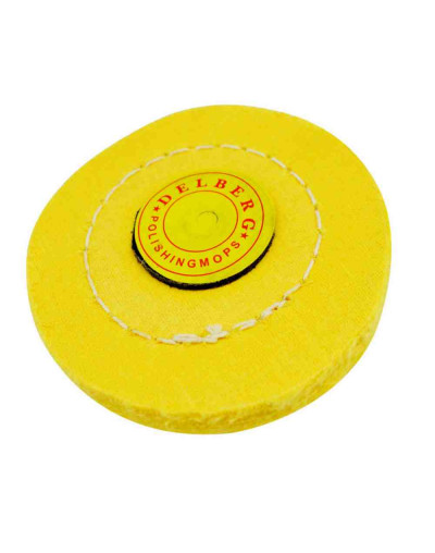 Disco de trapo. 4" diámetro. 50 pliegues. Cosido de larga duración. 1 unidad. Disco de trapo. 4" diámetro. 50 pliegues. Cosido de larga duración. 1 unidad.