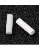 Tubo. Color sólido. WHITE. 6x1,8 milímetros. 0,6 mm perforación. 40 gramos. 800 uds. aproximado.