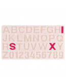 Moldes de silicona. Para resina. Letras y números. 360x194x10 milímetros. 1 unidad. Moldes de silicona. Para resina. Letras y números. 360x194x10 milímetros. 1 unidad.