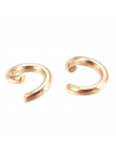 Arandelas acero. Color dorado. 0,8 mm grosor. 4 mm diámetro. 2,4 mm diámetro interno. 5gr/120 uds. Arandelas acero. Color dorado. 0,8 mm grosor. 4 mm diámetro. 2,4 mm diámetro interno. 5gr/120 uds.