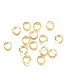 Arandelas acero. Color dorado. 0,8 mm grosor. 5 mm diámetro. 3,4 mm diámetro interno. 5gr/95 uds. Arandelas acero. Color dorado. 0,8 mm grosor. 5 mm diámetro. 3,4 mm diámetro interno. 5gr/95 uds.