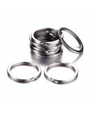 Accesorio para llaveros. Acero inoxidable. Color platino. 25 mm diámetro. 2,8 mm grosor. 2 uds. Accesorio para llaveros. Acero inoxidable. Color platino. 25 mm diámetro. 2,8 mm grosor. 2 uds.