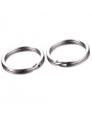 Accesorio para llaveros. Acero inoxidable. Color platino. 25 mm diámetro. 2,8 mm grosor. 2 uds. Accesorio para llaveros. Acero inoxidable. Color platino. 25 mm diámetro. 2,8 mm grosor. 2 uds.