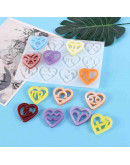 Moldes de silicona. Para resina. Zodiaco+corazón. 200x165x9 mm. 1,2 mm perforación. Signo: 46x49 mm. Moldes de silicona. Para resina. Zodiaco+corazón. 200x165x9 mm. 1,2 mm perforación. Signo: 46x49 mm.