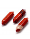 Jásper Rojo. Hexágono. 2 puntas. 30 milímetros. Sin perforación. 1 unidad. Jásper Rojo. Hexágono. 2 puntas. 30 milímetros. Sin perforación. 1 unidad.