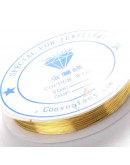 Latón. Corte redondo. Calibre 26 (0,40 mm). 15 metros. Temple Suave.