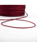 Cordón de nylon. 1 milímetro grosor. Color DARK RED. 80 metros. 1 cono. Cordón de nylon. 1 milímetro grosor. Color DARK RED. 80 metros. 1 cono.