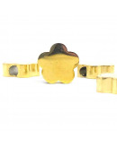 Nubes. Acero inoxidable.Color dorado. 8 milímetros. 2 mm perforación. 1 unidad Nubes. Acero inoxidable.Color dorado. 8 milímetros. 2 mm perforación. 1 unidad