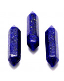 Lapislazuli. Hexágono. 2 puntas. 30 milímetros. Sin perforación. 1 unidad. Lapislazuli. Hexágono. 2 puntas. 30 milímetros. Sin perforación. 1 unidad.