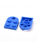 Corazón-Lego. Acrílico. Color ROYAL BLUE. 23,5x15,5x5 mm. 5 mm perforación. 2 set. Corazón-Lego. Acrílico. Color ROYAL BLUE. 23,5x15,5x5 mm. 5 mm perforación. 2 set.
