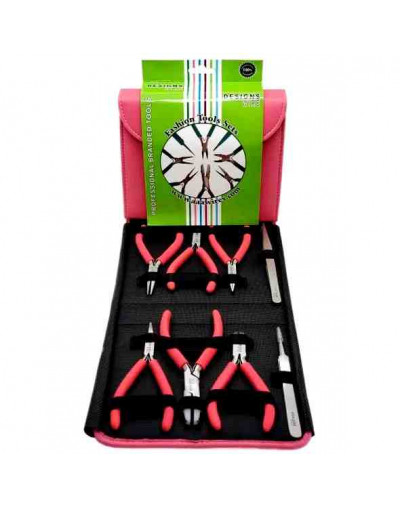 Set Fashion. 8 piezas. Designs Wire. Acero inoxidable. Pinzas de 120 milímetros. 1 set.