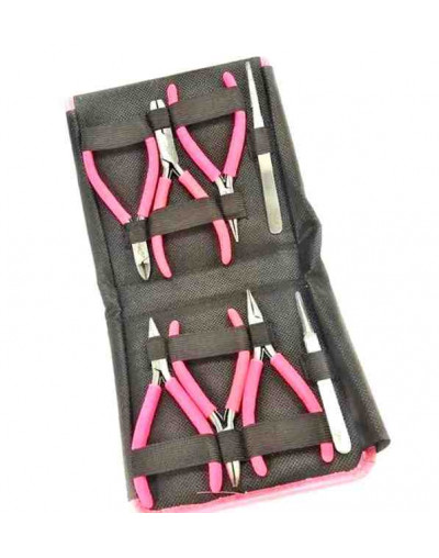 Set Fashion. 8 piezas. Designs Wire. Acero inoxidable. Pinzas de 120 milímetros. 1 set.