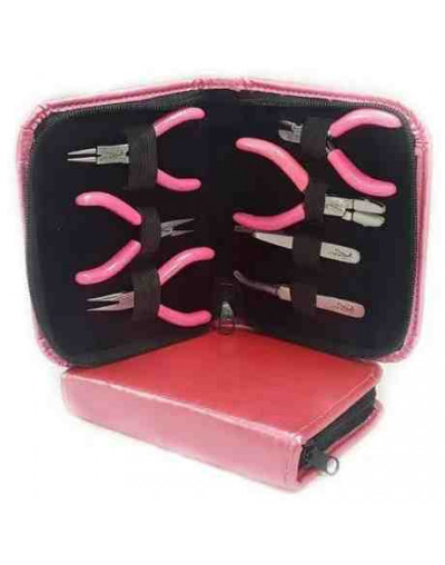 Set Fashion Mini. 7 piezas. Designs Wire. Acero inoxidable. Pinzas de 80 milímetros. 1 set.