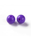 Esfera color sólido. MEDIUM SLATE. 8x7 milímetros. 2 mm perforación. 50 unidades.