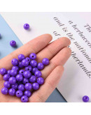 Esfera color sólido. MEDIUM SLATE. 8x7 milímetros. 2 mm perforación. 50 unidades.