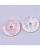 Cuarzo Rosa. Dona. 20x4 milímetros. 5 mm perforacion. 1 unidad. Cuarzo Rosa. Dona. 20x4 milímetros. 5 mm perforacion. 1 unidad.
