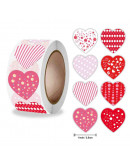 Stickers. Corazones (1). 8 diseños. 25 milímetros. 500 stickers por rollo. 1 unidad. Stickers. Corazones (1). 8 diseños. 25 milímetros. 500 stickers por rollo. 1 unidad.