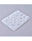 Moldes de silicona. Para resina. Formas aretes. 124x95 milímetros. 2 mm perforación. 1 unidad. Moldes de silicona. Para resina. Formas aretes. 124x95 milímetros. 2 mm perforación. 1 unidad.