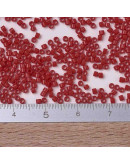 MIYUKI Delica. Color: RED. 1,3x1,6 mm (11/0). 0,8 mm perforación. 10 gramos (2000 uds aprox). MIYUKI Delica. Color: RED. 1,3x1,6 mm (11/0). 0,8 mm perforación. 10 gramos (2000 uds aprox).