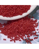 MIYUKI Delica. Color: RED. 1,3x1,6 mm (11/0). 0,8 mm perforación. 10 gramos (2000 uds aprox). MIYUKI Delica. Color: RED. 1,3x1,6 mm (11/0). 0,8 mm perforación. 10 gramos (2000 uds aprox).