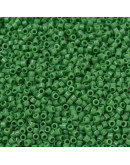 MIYUKI Delica. Color: GREEN. 1,3x1,6 mm (11/0). 0,8 mm perforación. 10 gramos (2000 uds aprox). MIYUKI Delica. Color: GREEN. 1,3x1,6 mm (11/0). 0,8 mm perforación. 10 gramos (2000 uds aprox).
