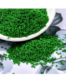 MIYUKI Delica. Color: GREEN. 1,3x1,6 mm (11/0). 0,8 mm perforación. 10 gramos (2000 uds aprox). MIYUKI Delica. Color: GREEN. 1,3x1,6 mm (11/0). 0,8 mm perforación. 10 gramos (2000 uds aprox).