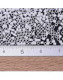 MIYUKI Delica. Color: WHITE. 1,3x1,6 mm (11/0). 0,8 mm perforación. 10 gramos (2000 uds aprox). MIYUKI Delica. Color: WHITE. 1,3x1,6 mm (11/0). 0,8 mm perforación. 10 gramos (2000 uds aprox).