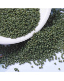 MIYUKI Delica. Color: AVOCATO. 1,3x1,6 mm (11/0). 0,8 mm perforación. 10 gramos (2000 uds aprox). MIYUKI Delica. Color: AVOCATO. 1,3x1,6 mm (11/0). 0,8 mm perforación. 10 gramos (2000 uds aprox).