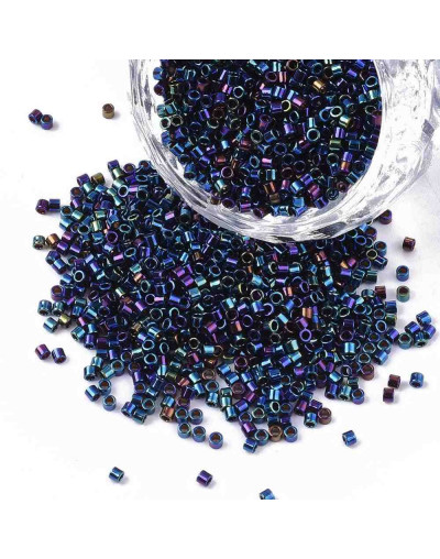 FGB Delica. Color: METALLIC COLORFUL (2). 1,5x1 mm. 0,8 mm perforación. 10 gr (2000 uds aprox).