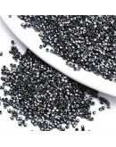 FGB Delica. Color: FROST DARK GRAY. 1,5x1 mm. 0,8 mm perforación. 10 gr (2000 uds aprox).