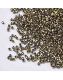 FGB Delica. Color: METALLIC DARK GOLDEN ROD. 1,5x1 mm. 0,8 mm perforación. 10 gr (2000 uds aprox). FGB Delica. Color: METALLIC DARK GOLDEN ROD. 1,5x1 mm. 0,8 mm perforación. 10 gr (2000 uds aprox).